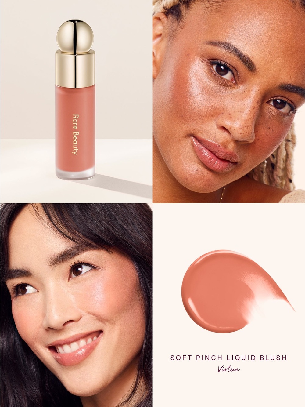 Rare Beauty Soft Pinch Liquid Blush - Virtue  3.2ml